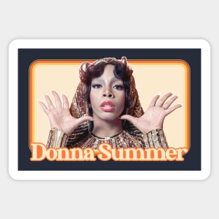 Donna Summer / Retro Style Fan Art Design Sticker